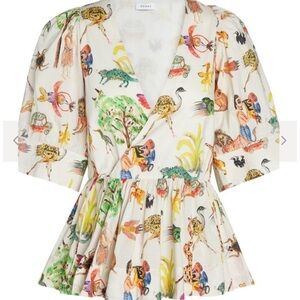 🌴🐆 NWT Rhode Resort Ava Safari Top